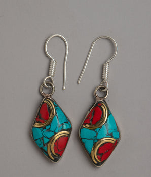 Earrings Turquoise Jewelry 