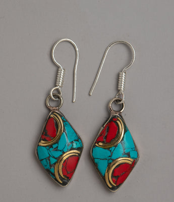 Earrings Turquoise Jewelry 