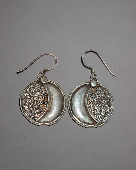 Silver Drop Earrings Set