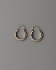 92.5% Silver Small Hoop Earrings