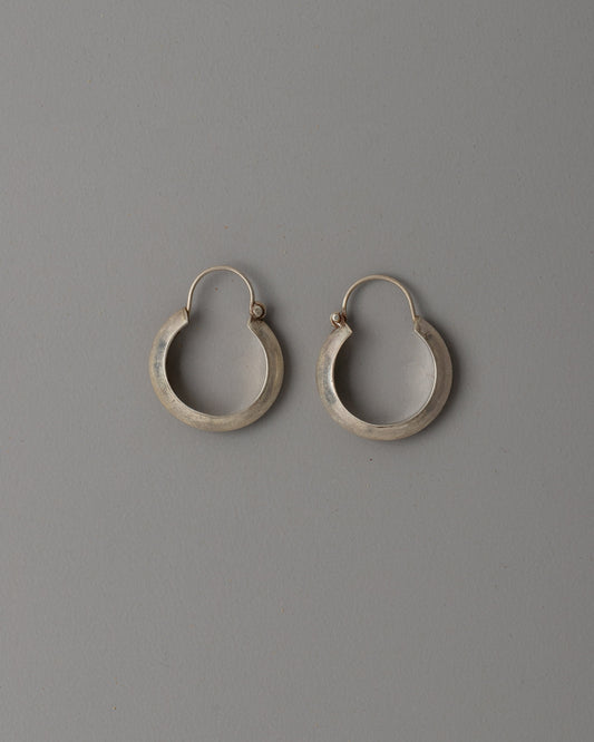 92.5% Silver Small Hoop Earrings