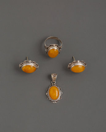 Tibetan Silver Jewelry Set