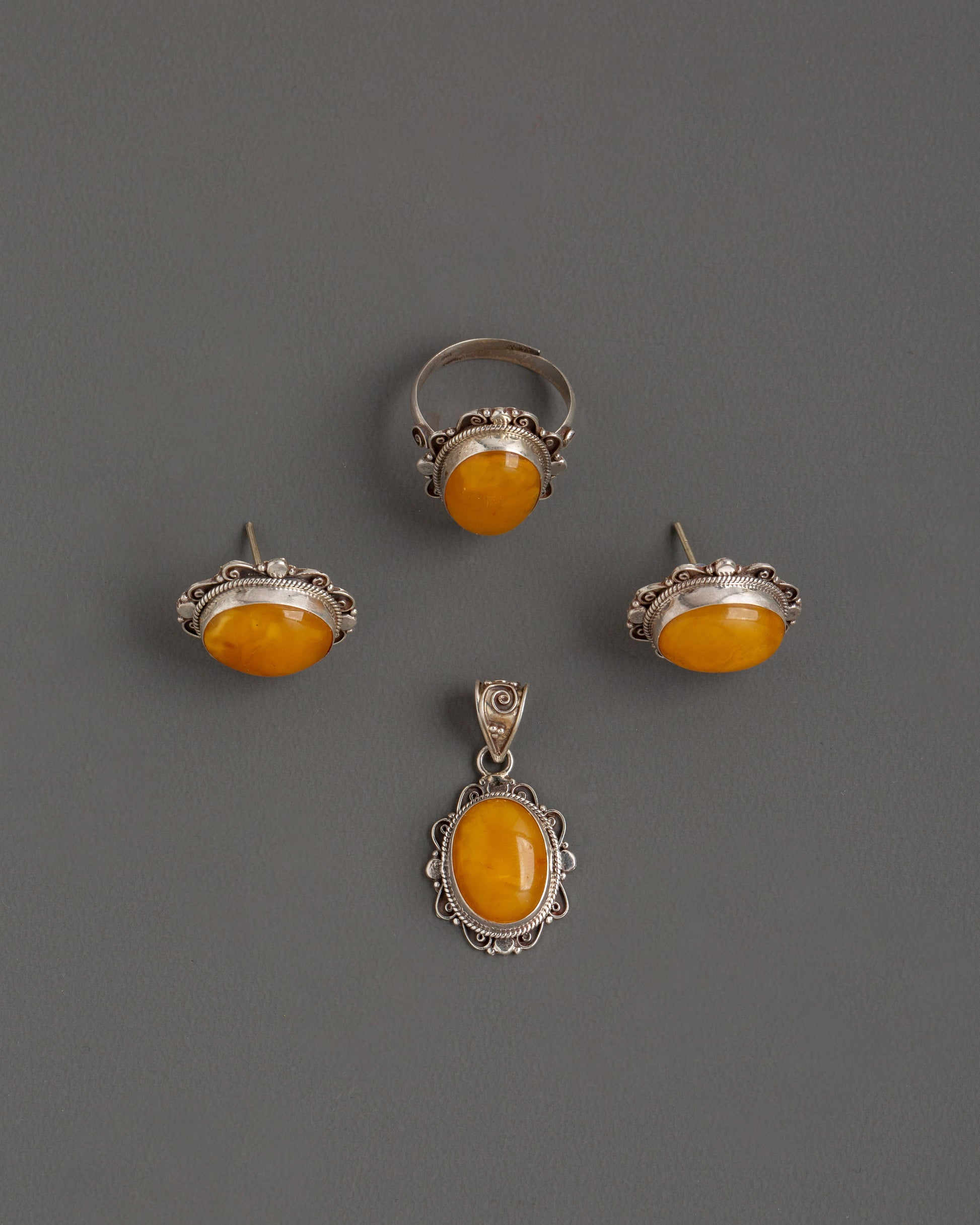 Tibetan Silver Jewelry Set