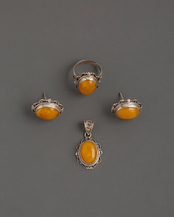 Tibetan Silver Jewelry Set 