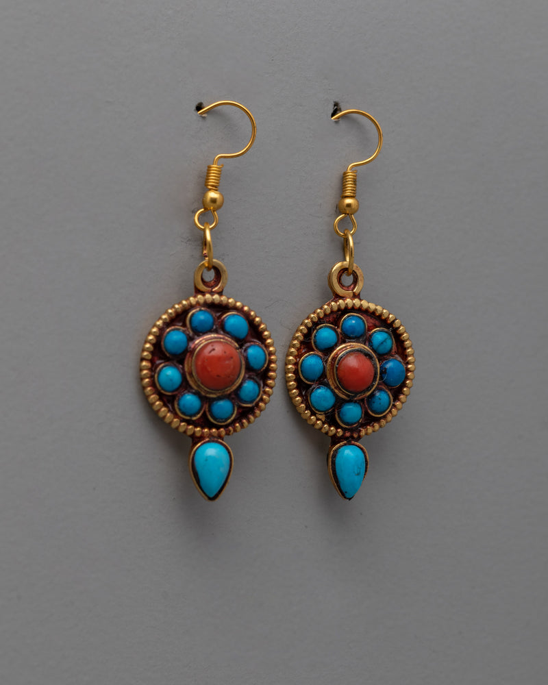 Turquoise Earring Set