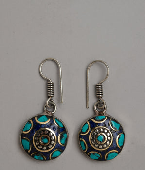 Women's Turquoise Earrings Set