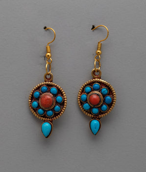 Turquoise Earring Set