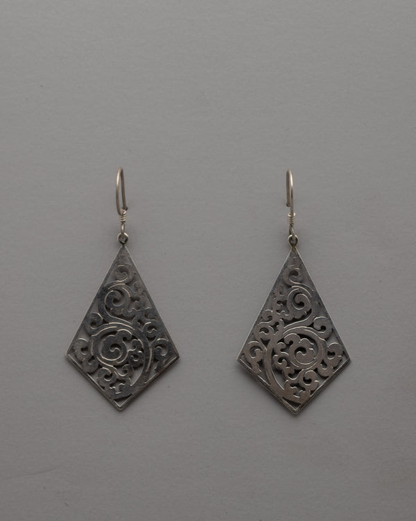 Silver Ear Rings Set