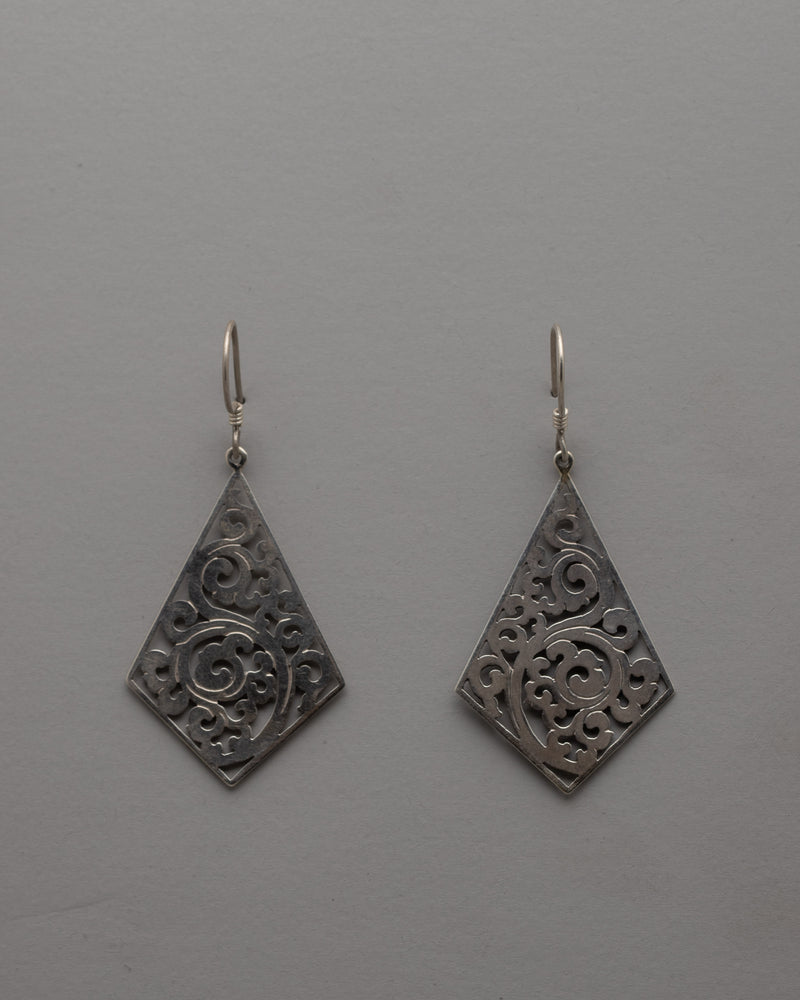 Silver Ear Rings Set