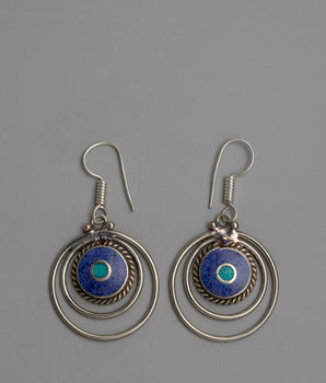 earrings lapis lazuli