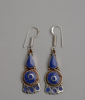 earrings lapis lazuli