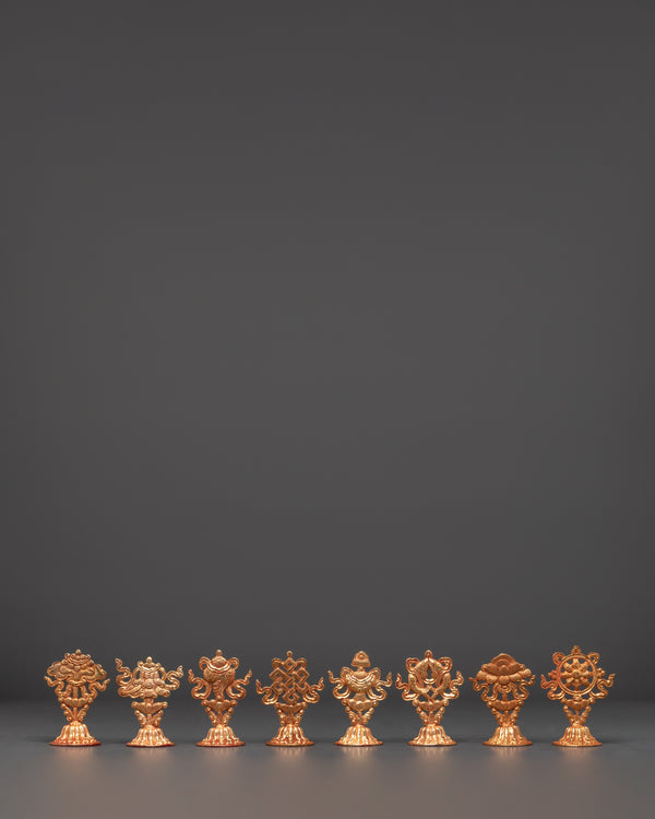 Tibetan 8 Auspicious Symbol | Sacred Buddhist Art for Meditation