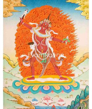 Ekajati Thangka Painting