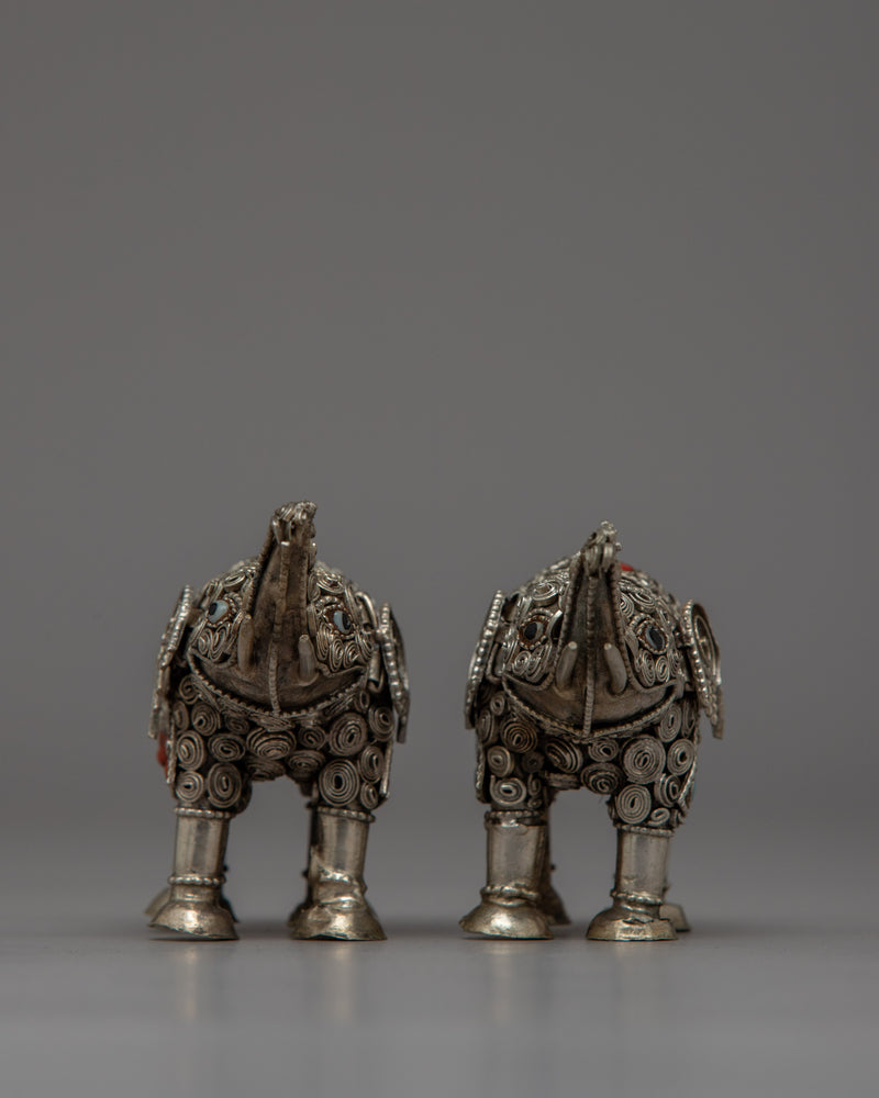 Elephant Statue Set  | Bring Symbolic Beauty and Grace to Your Space