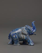 Lapis Lazuli Elephant Figurine