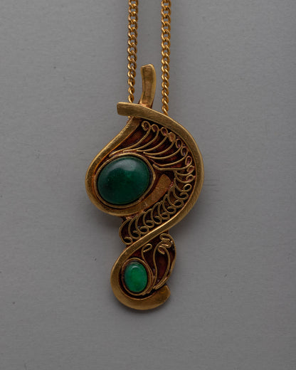 Emerald Green Jade Pendant