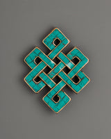 Turquoise Endless Knot Wall Hanging