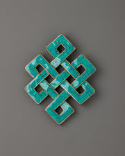 Turquoise Endless Knot Wall Art