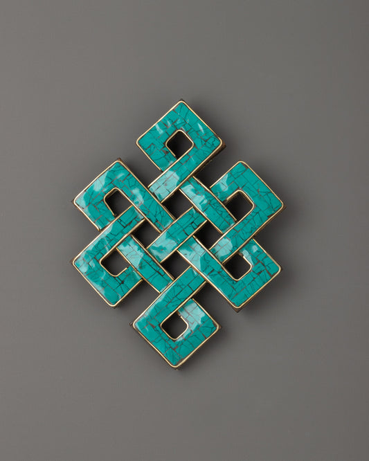 Turquoise Endless Knot Wall Art