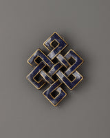 Lapis Lazuli Endless Knot Wall Hanging