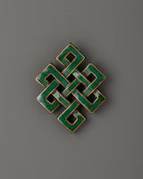 Tibetan Decorated Endless Knot
