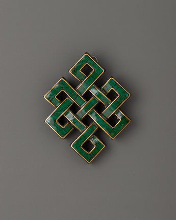 Tibetan Decorated Endless Knot