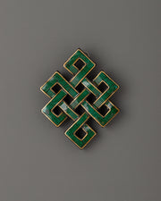 Tibetan Decorated Endless Knot