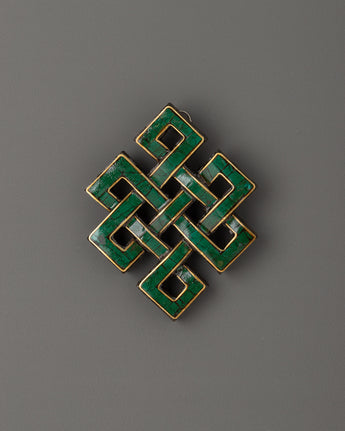 Tibetan Decorated Endless Knot