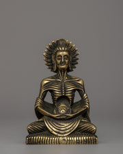 Bronze Fasting Buddha