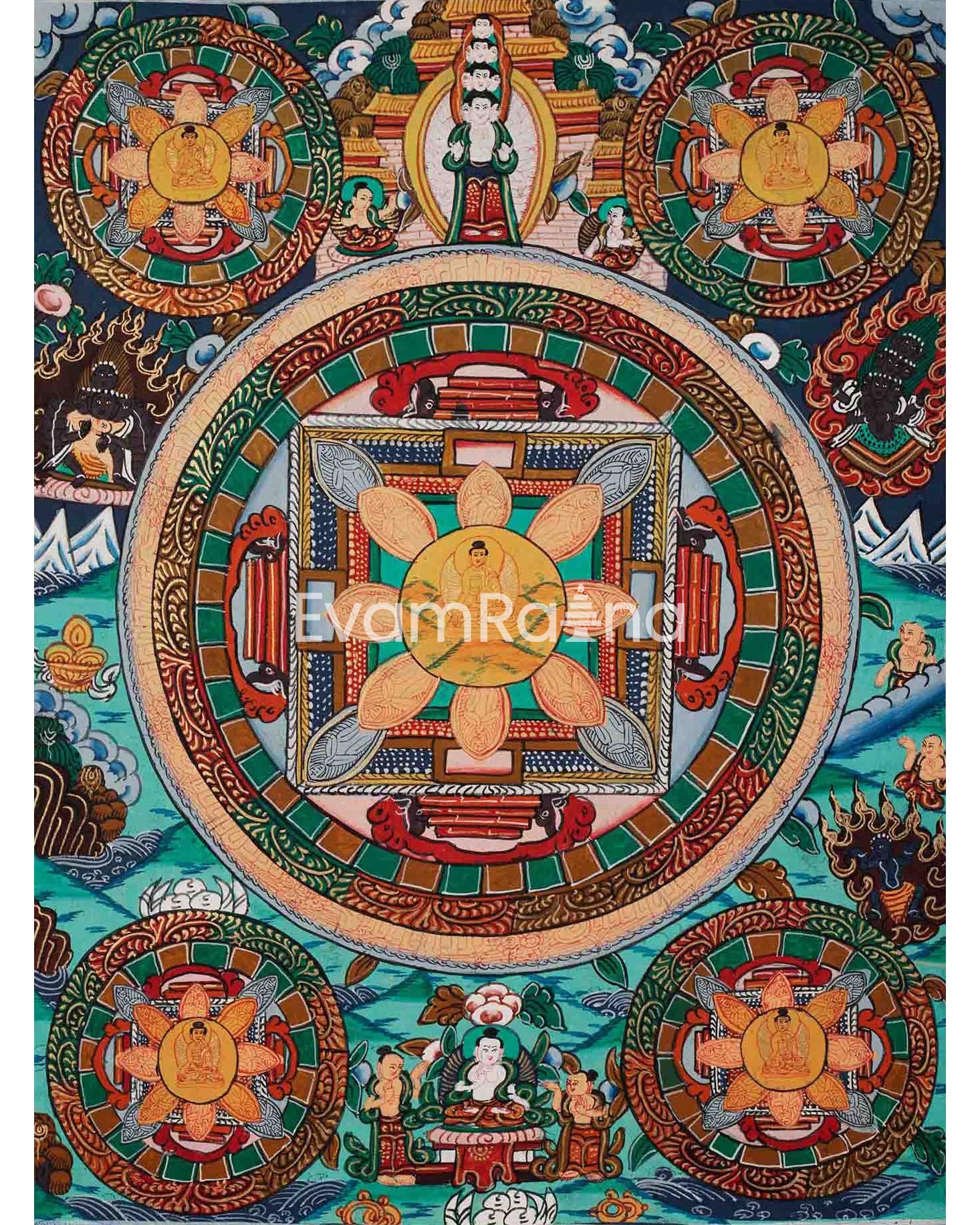 Five Buddhas Mandala