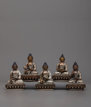 Pancha Buddha Set Statues