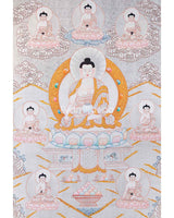 Five Dhyani Buddhas Thangka