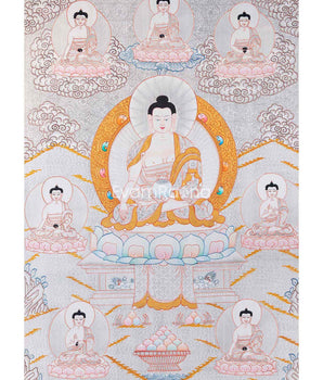 Five Dhyani Buddhas Thangka