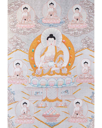 Five Dhyani Buddhas Thangka