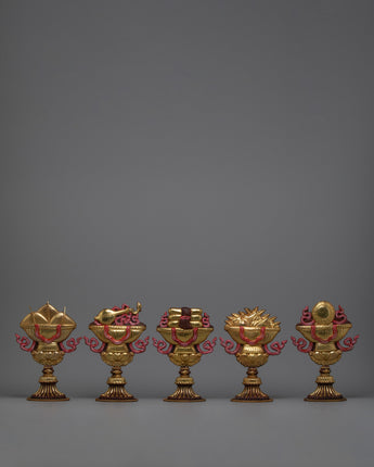 Five Auspicious Symbols of Buddhism