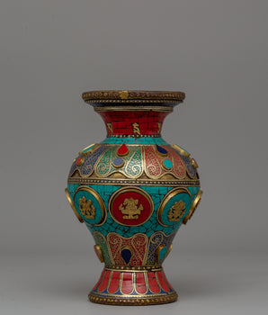 Tibetan Brass Flower Vase​