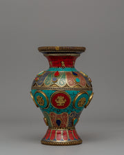 Tibetan Brass Flower Vase​