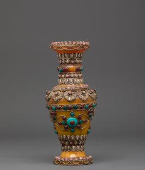 Tibetan style flower vase