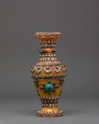 Tibetan style flower vase