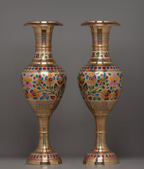 Decorative Brass Vases