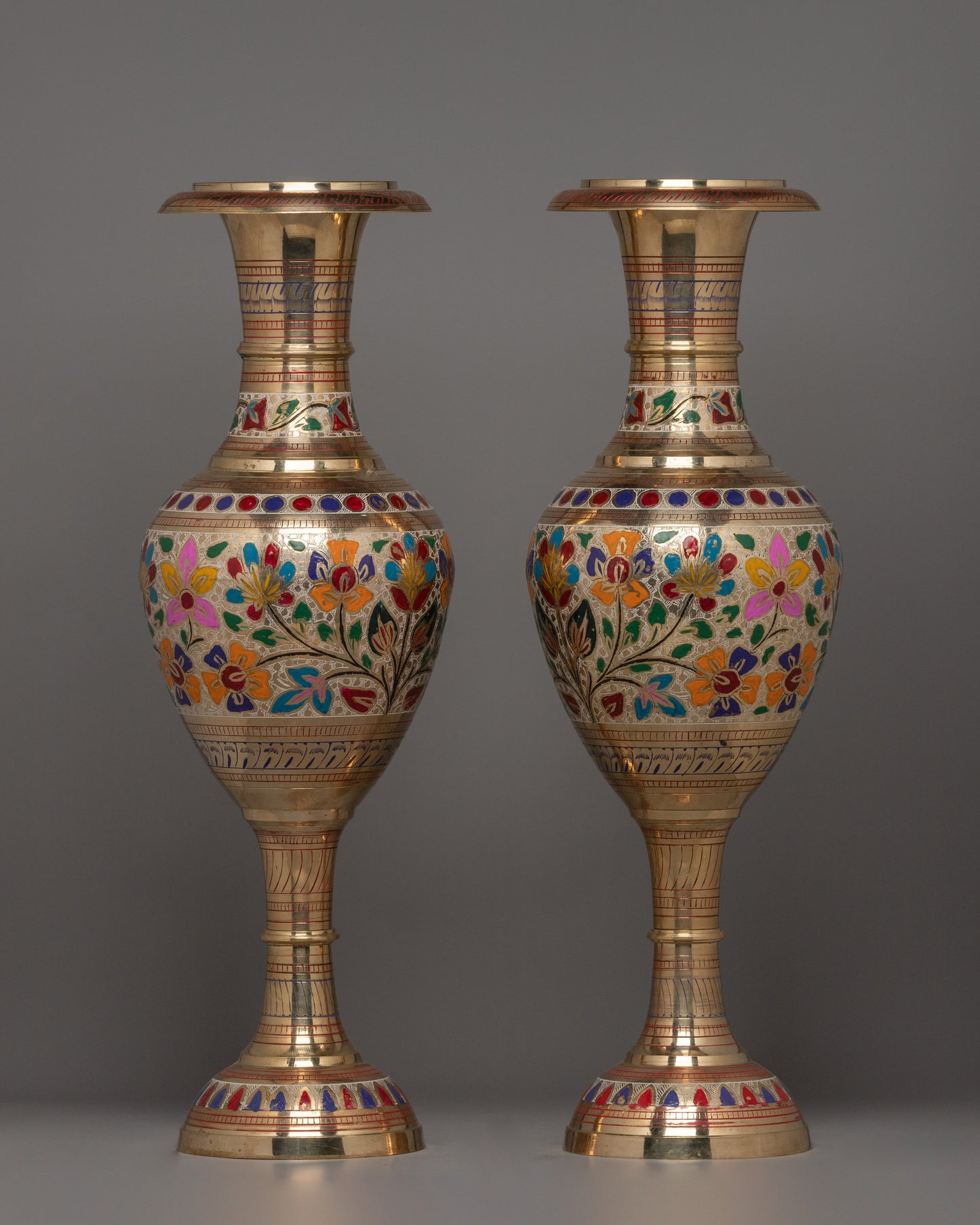 Decorative Brass Vases