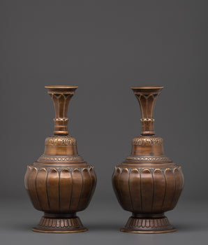 Handcrafted traditional vase set