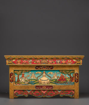 Handcrafted Tibetan Folding Table