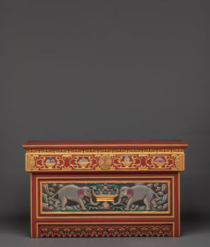 Handmade Tibetan Wooden Folding Table