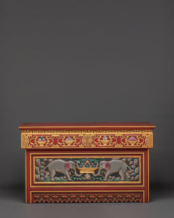 Handmade Tibetan Wooden Folding Table