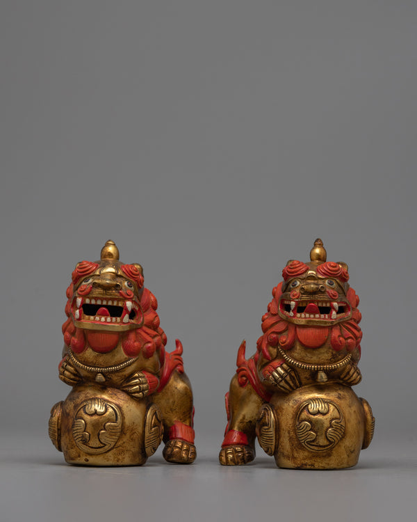 Foo Dog Lion Chinese Figurine