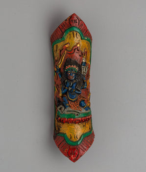 Four Armed Mahakala Buffalo Bone Apron