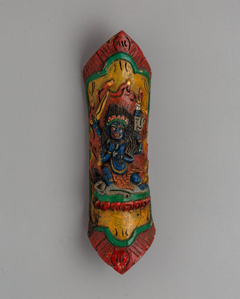 Four Armed Mahakala Buffalo Bone Apron