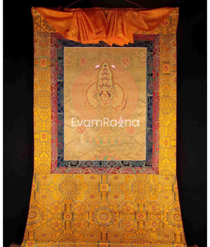 Full Gold 1000 Armed Avalokiteshvara Brocaded 