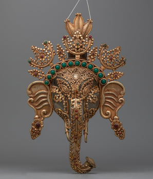 Ganesh Crystal Mask